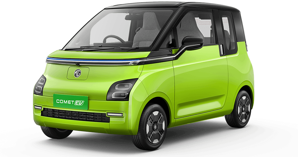 whatcarindiamag's tweet image. .@MGMotorIn Comet EV launched at ₹7.98 lakh (ex-showroom). It gets a 17.3kWh battery pack with a claimed range of 230km. Features include - twin 10.25" screen layout with wireless Apple CarPlay and Android Auto, TPMS, reverse camera, dual airbags, LED headlamps &amp;amp; more. #CometEV