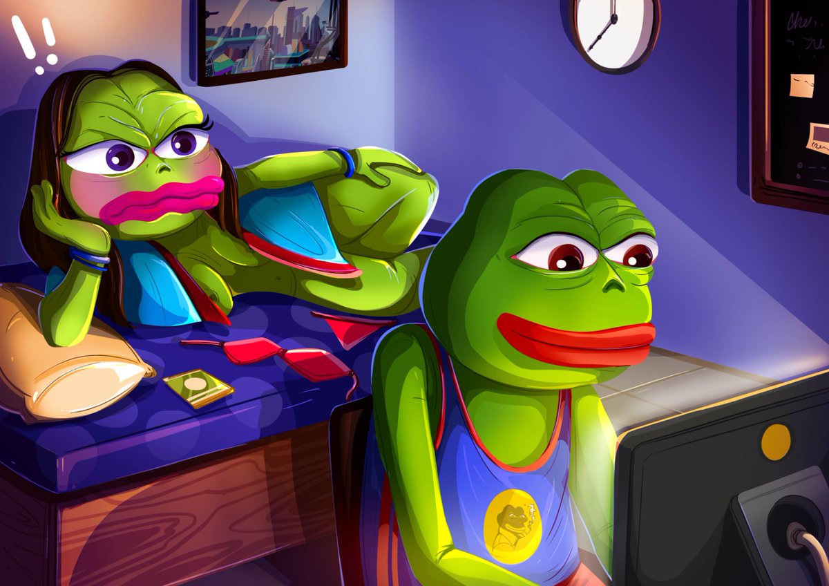 SigmaPepeNFTs's tweet photo. GM @0xPolygon Frens💜

Its hump day 😝 But Sigma Pepe Still GMing Everyone On Twitter 🐸 So SAY IT BACK !!! https://t.co/3ihrz9Drtk