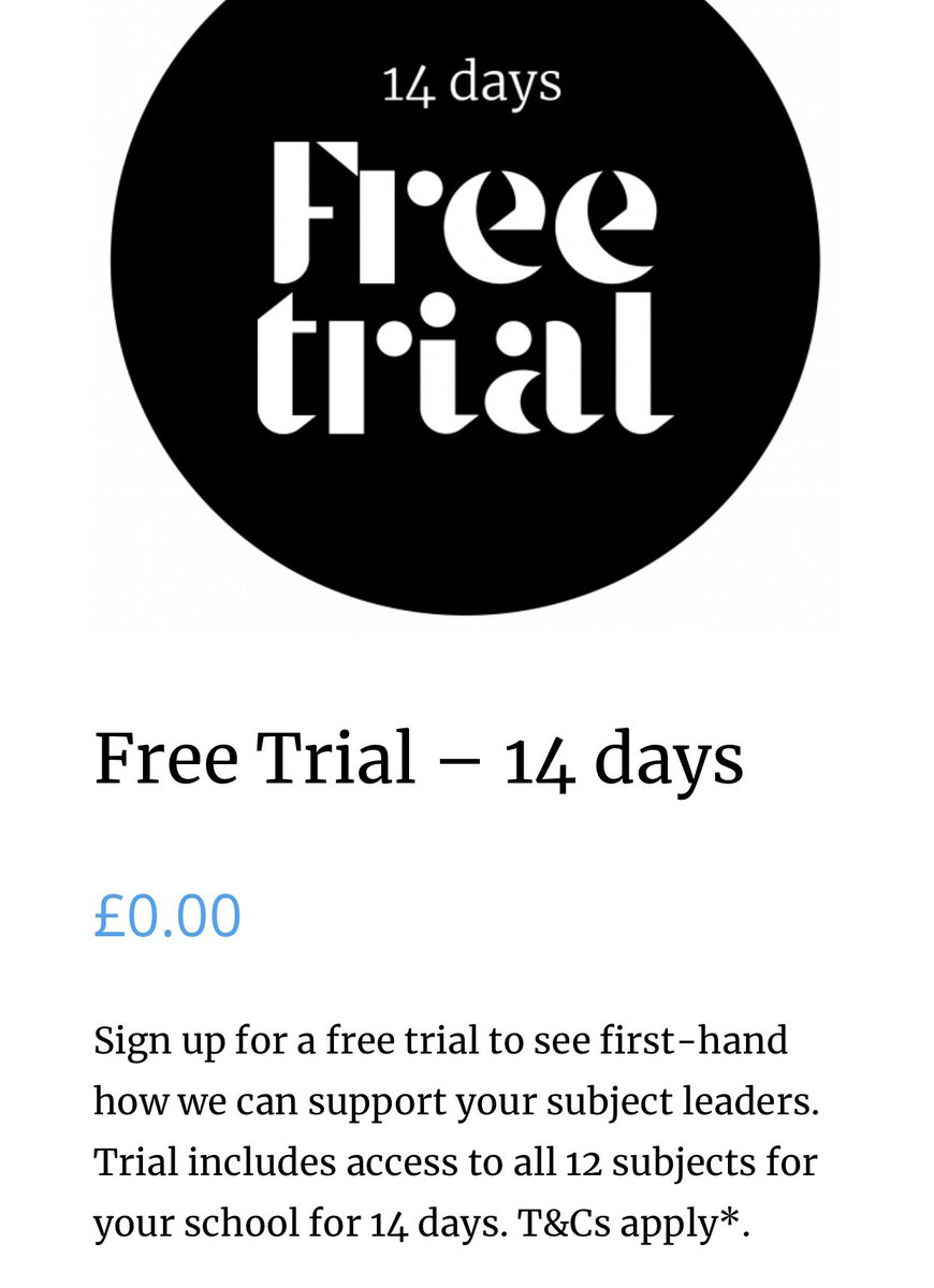 Don’t forget we have a 14 day free trial of our website and Monthly Round-ups as everyone loves a try before you buy! Link in bio. #teamSL #subjectleaders #teachersfollowteachers #teacher #teachershelpingteachers #teacherscpd #ks1 #ks2 #headteacher #deputyheadteacher