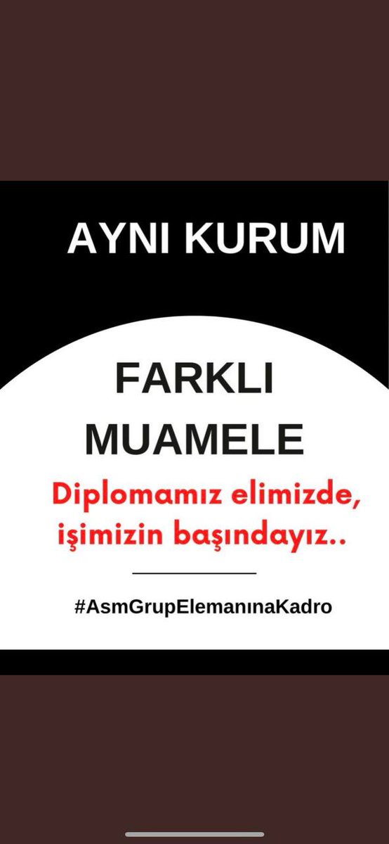 burcu_uzunbacak's tweet photo. @vedatbilgn @RTErdogan Sevdası olduğu Türkiye'miz için tüm gücüyle mücadele eden, mücadelesiyle tüm zorda olanların duasını alan cumhurbaşkanımız öncelikle geçmiş olsun. Ve biz #AsmGrupElemanınaKadro ASM grup elemanlarını da müjdelendirin. 
@drfahrettinkoca @RTErdogan #ZamGeldi https://t.co/U9FyBjX0AH