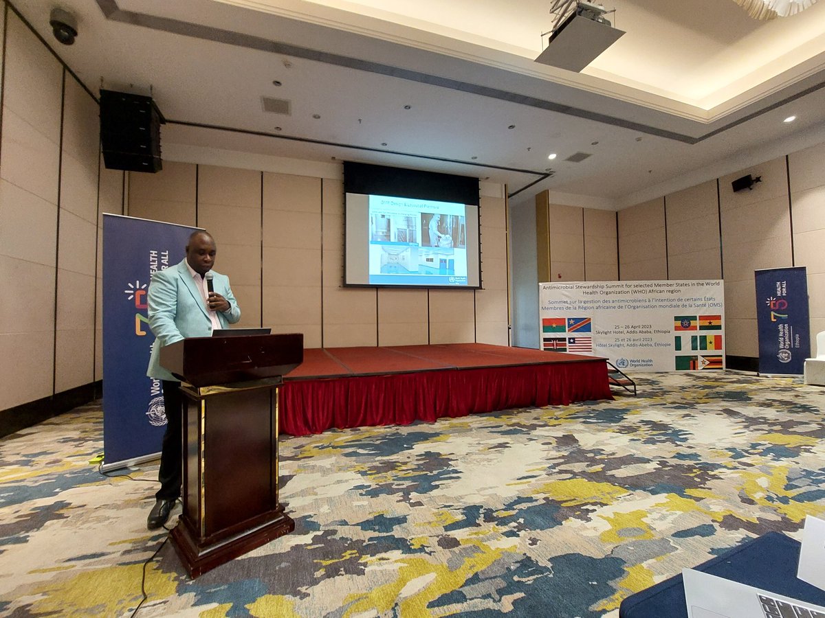 Philip Mathew (@pilimat) on Twitter photo #AFROAMSmeet Live: Day 2 starts off with an excellent presentation from Washington Dengu, Consultant, <a href="/WHOAFRO/">WHO African Region</a>, on their work on strengthening the pharmaceutical and environmental regulators on AMR. They are focusing on pharma manufacturing for now. #AFROAMSmeet Live: Day 2 starts off with an excellent presentation from Washington Dengu, Consultant, <a href="/WHOAFRO/">WHO African Region</a>, on their work on strengthening the pharmaceutical and environmental regulators on AMR. They are focusing on pharma manufacturing for now.
