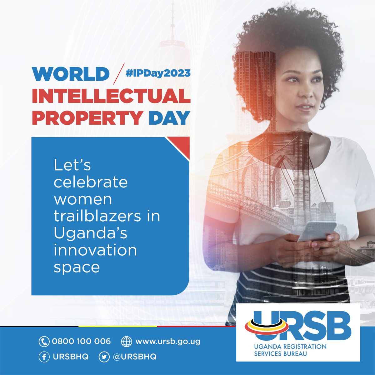 URSBHQ's tweet photo. Today we celebrate women inventors, creators & entrepreneurs worldwide.
Let's honor their groundbreaking work & support women in innovation.
Share your favorite female inventor/entrepreneur with us! #IntellectualPropertyUG #IPDay2023 #WorldIPDay https://t.co/vRWhDzUUoH