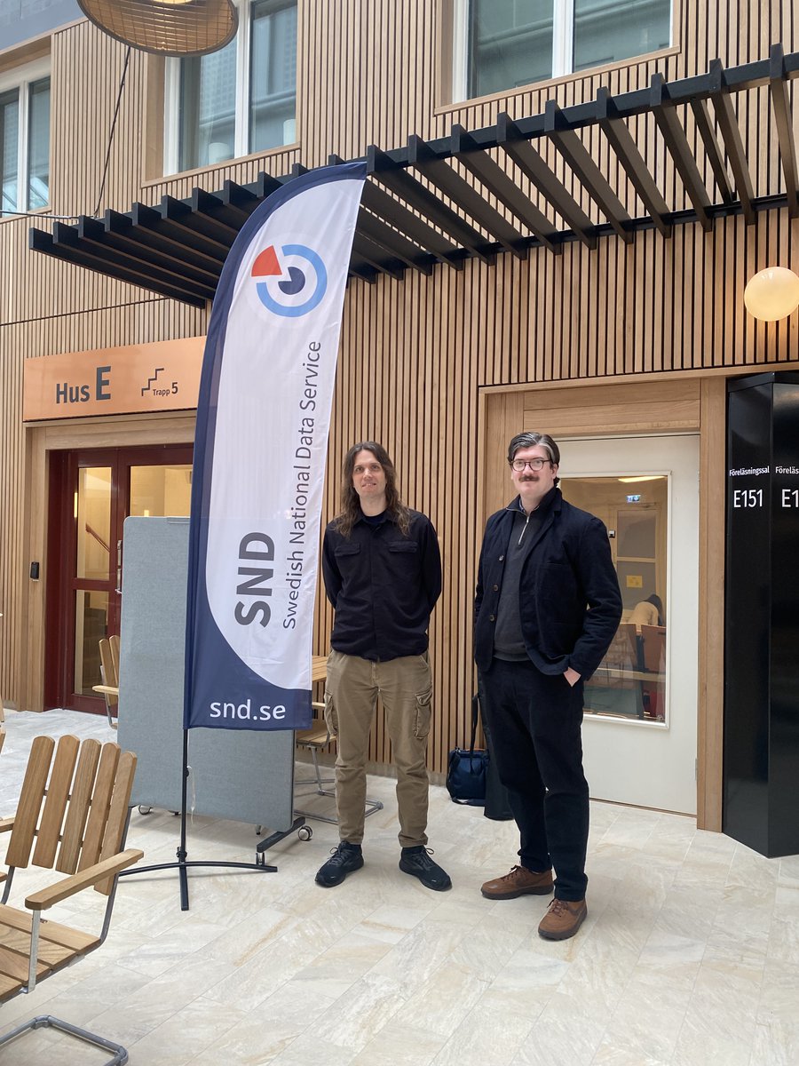 sndSweden's tweet photo. @sndSweden fortsätter vår satsning med på-plats-besök 📍 under våren för att prata #forskningsdata med #forskare och #doktorander 🏦. Tack 🙏 till alla engagerade deltagare på @DalaUniversity som var med på gårdagens föreläsning om #öppnadata😊! På återseende 👋! https://t.co/1QlGCO0FRq