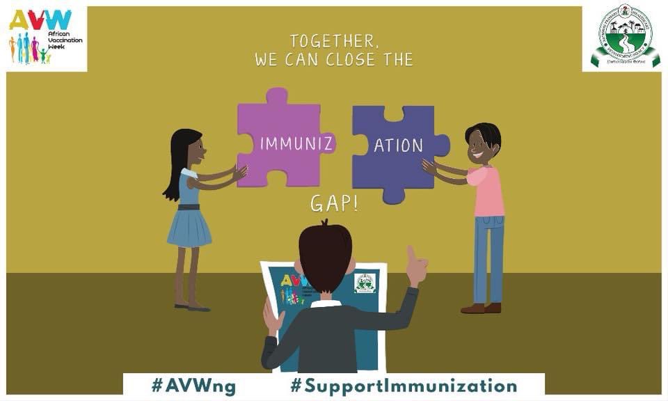NphcdaNG's tweet photo. Yes, you and I are responsible for closing the immunization gap. 
Spare some thoughts on Immunization and how it benefits our children, our future leaders &amp; help spread the word. 
Vaccines work!
#AVWng
#SupportImmunization https://t.co/9nc3N3s8TR
