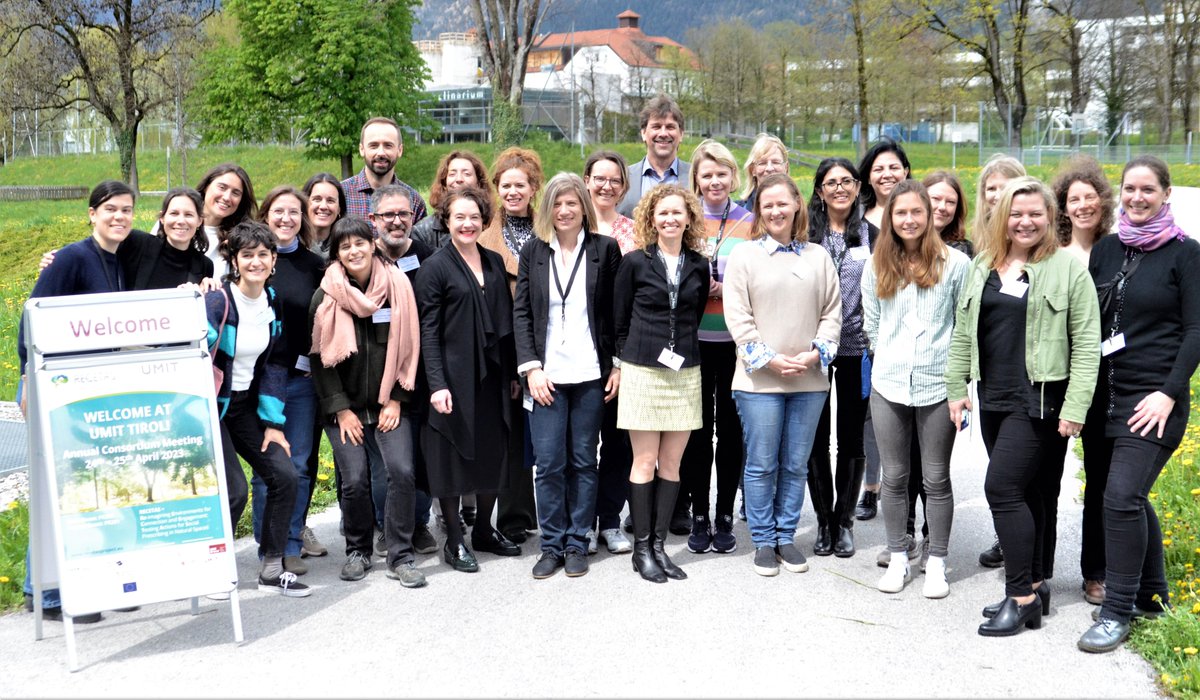 So proud to have hosted the @RecetasProject Annual Consortium Meeting at UMIT TIROL: Two wonderful days full of intense and fruitful discussions on #naturebased #socialprescribing with awesome people from all over world.  It was a pleasure to meet you all in person in Tyrol!