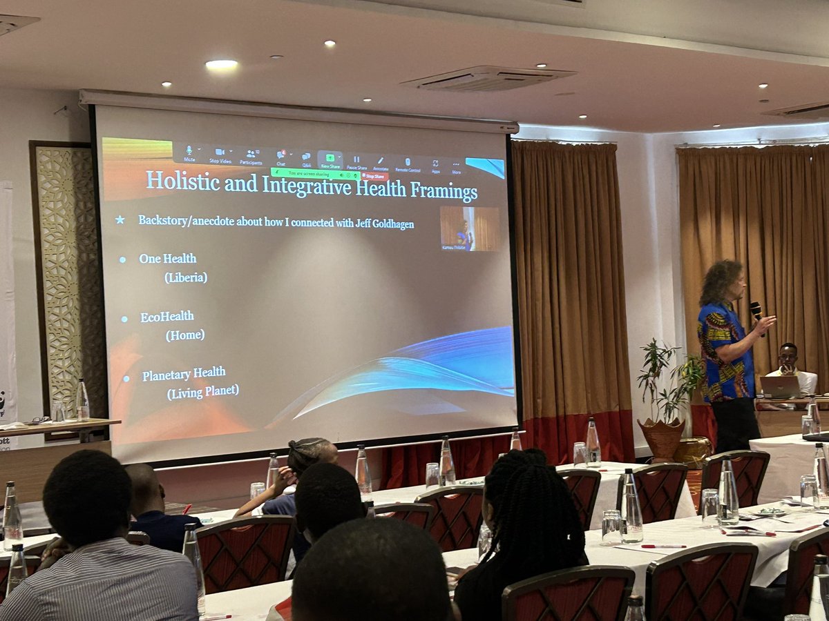 drlopo's tweet photo. Dr Nathan Uchtmann from @IssopOrg talking about planetary health at #KPASciCon @Kenyapaeds #Climate https://t.co/m2cGx2XFRT