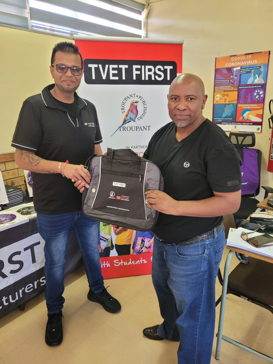 TVETFirst's tweet photo. One of our highlights this month was hosting a Computerised Financial Systems N4 workshop for lecturers from @TSC_TVET @VhembeTVETCol &amp;  Tshwane North TVET College. 

The workshop was conducted by our authors Tanuja Lakhan and Shamini Mohan. 

#TVETFirst #TrustedByLecturers https://t.co/bn4KZIHa6W