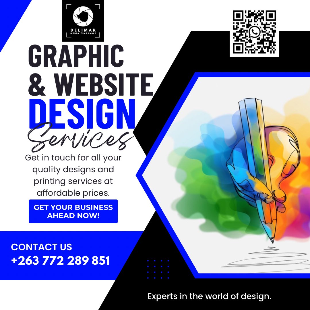 DjDelimar's tweet photo. For all your graphic and website design services contact +263772289851 https://t.co/u4Z40IhWnm