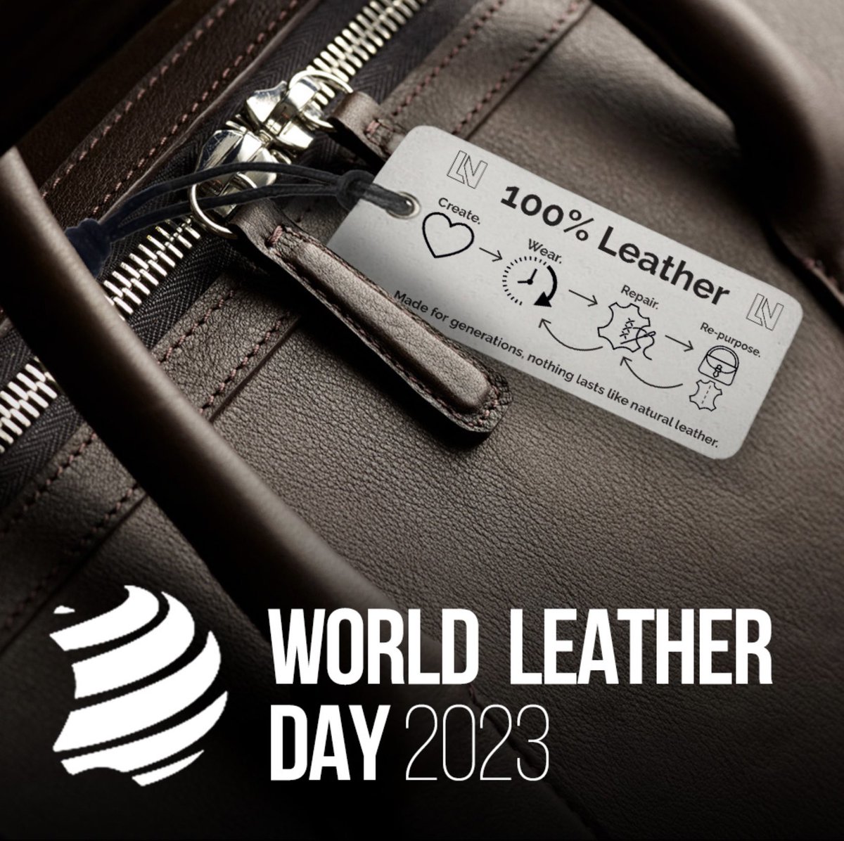 Glovebook's tweet photo. World Leather Day celebrates the long-lasting beauty of leather and its place in a circular economy. @LeatherNaturaly - https://t.co/69xpjV4hbP #WorldLeatherDay #WorldLeatherDay2023 #LeatherNaturally #LeatherWorkingGroup #Leatherhandbag #Leatherhandbags #Handbagcollection https://t.co/LM1LRtzTXG