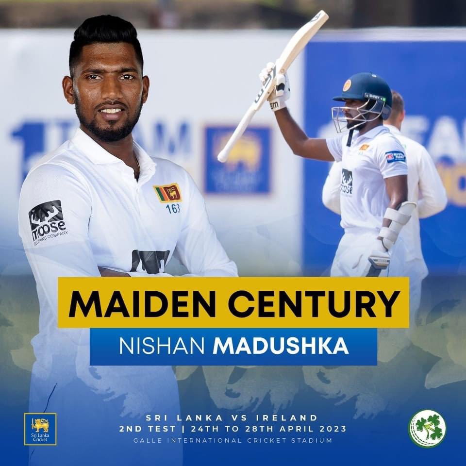 iamdhananjaya_'s tweet photo. Congratulations #Dimuth #Nishan https://t.co/Z6o4cU0RiQ