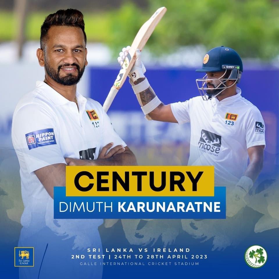 iamdhananjaya_'s tweet photo. Congratulations #Dimuth #Nishan https://t.co/Z6o4cU0RiQ