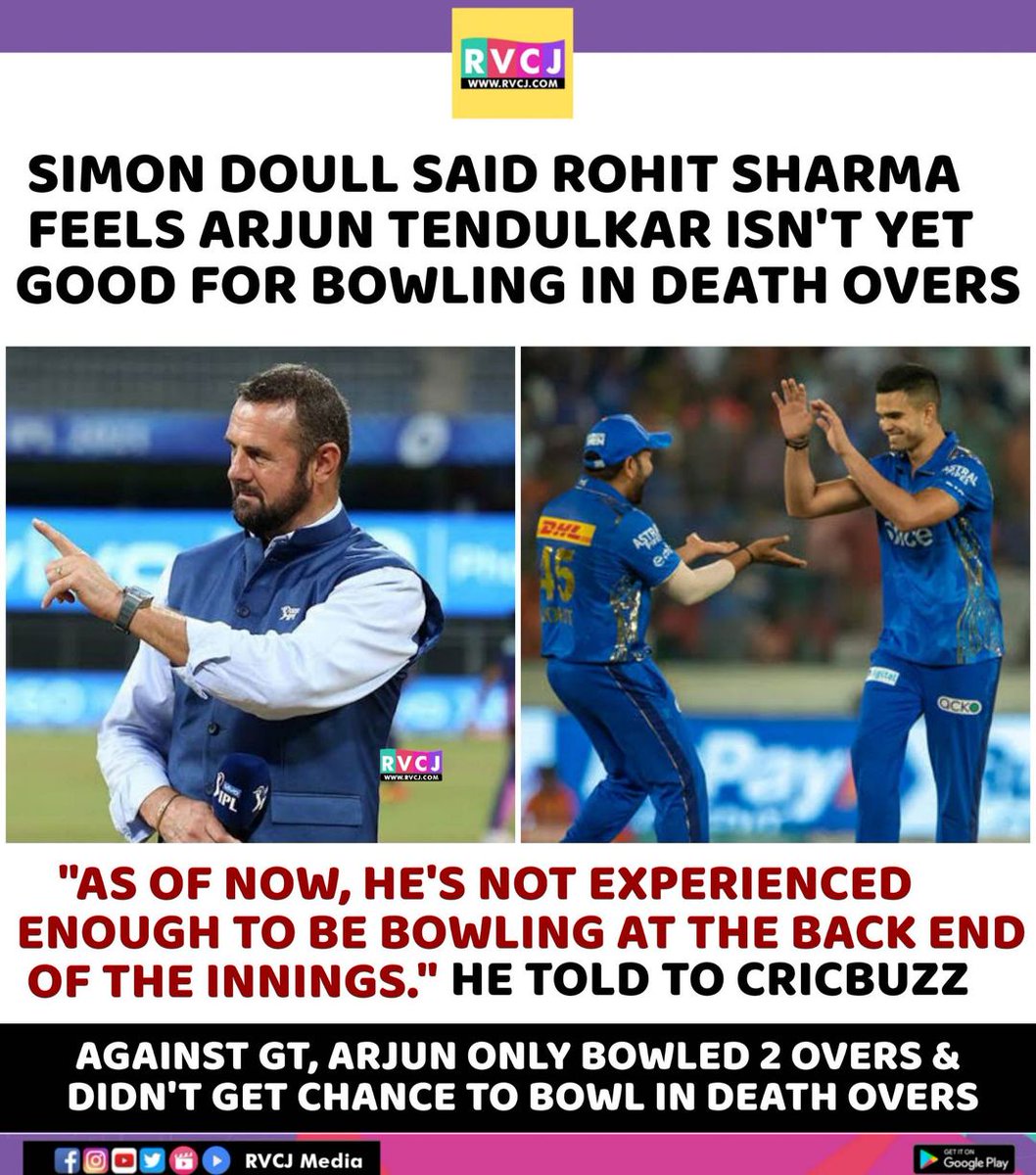 Simon Doull on Arjun Tendulkar. 

#SimonDoull #ArjunTendulkar #RohitSharma #IPL #MumbaiIndians