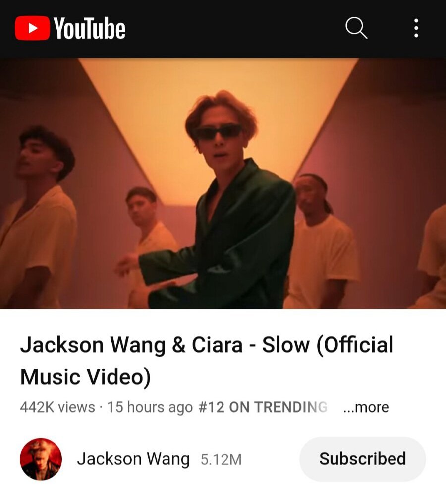 Jackson Wang & Ciara - #Slow
#JacksonWangandCiara
#12 on Trending