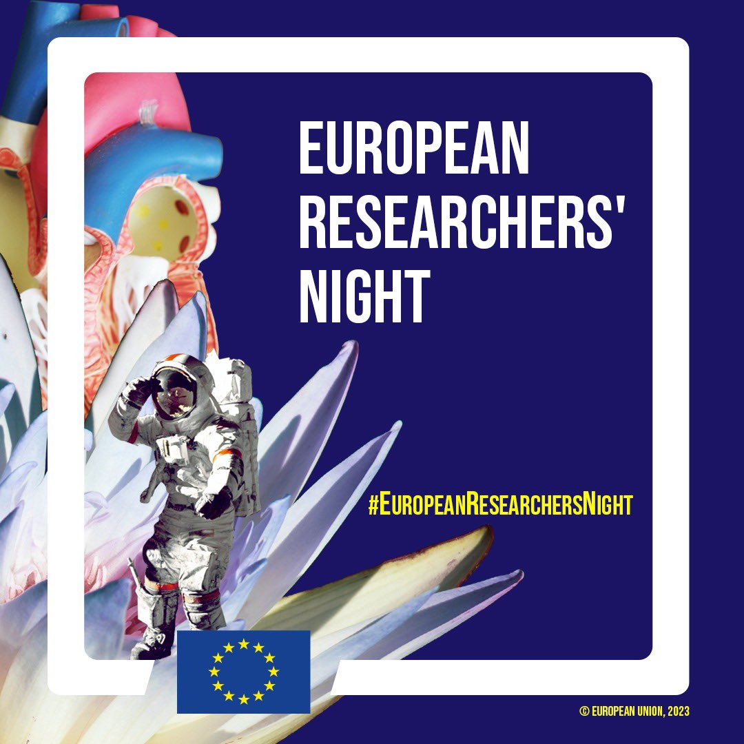 GabrielMariya's tweet photo. The #EuropeanResearchersNight will take place on 29 September in 2⃣6⃣ countries promoting the great work of researchers and its impact on people's lives. 📈

Are you a researcher passionate about science outreach?👩‍🔬🔬

See how to get involved👇

 https://t.co/BiZvgzg9ZG https://t.co/VyQHDCvKKt
