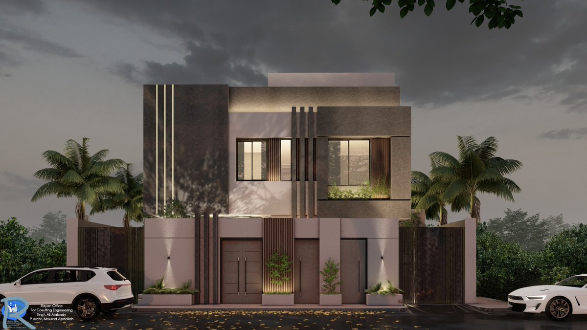 واجه فيلا مودرن من اعمالنا