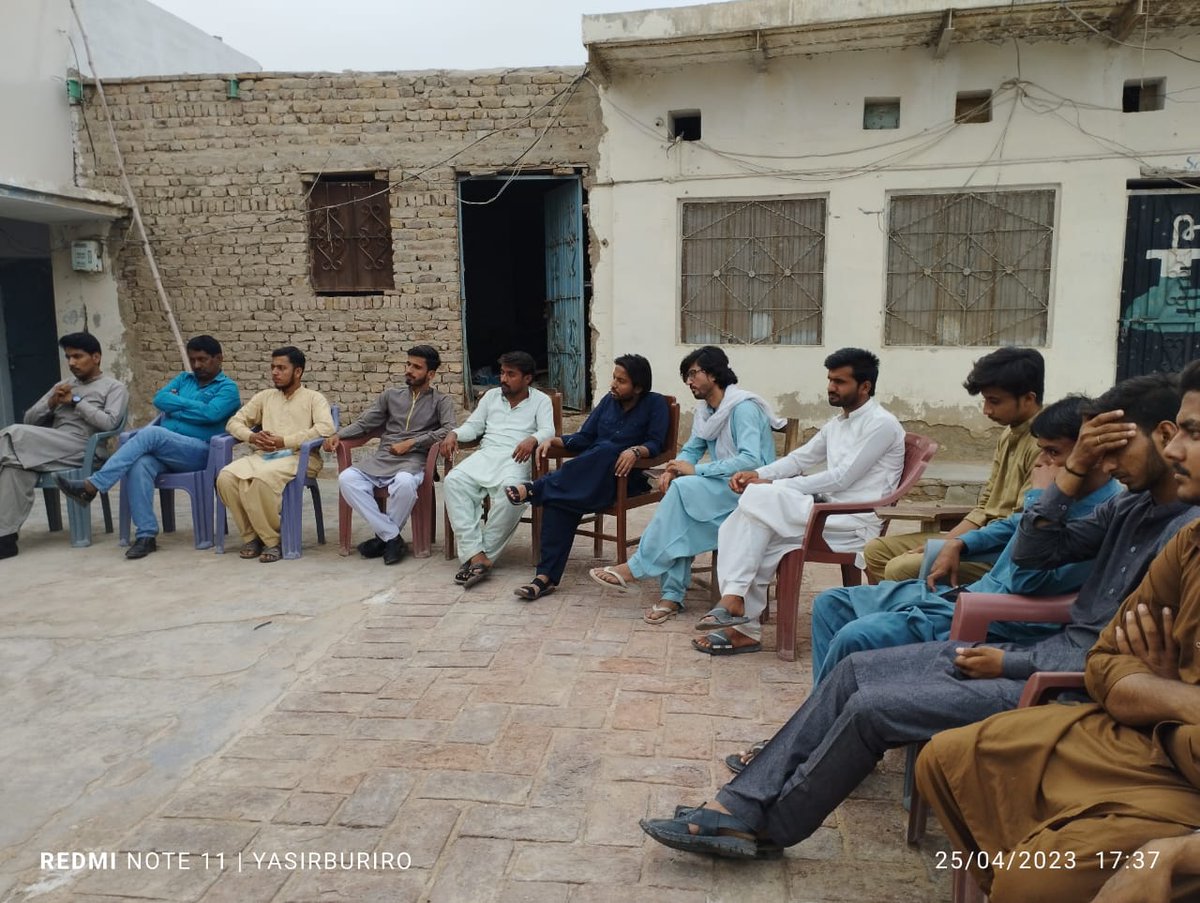 aftab_ja's tweet photo. Yesterday, PrSF Naushahro Feroze organized a lecture program in Doulatpur on "Students Politics", speakers were the organizers of PrSF Sindh Com Ali Ahmed & Kambho Khan. In which students of different schools,colleges & universities participated.
#LongLivePrSF
#LongLiveRevolution https://t.co/scjOyRT65b