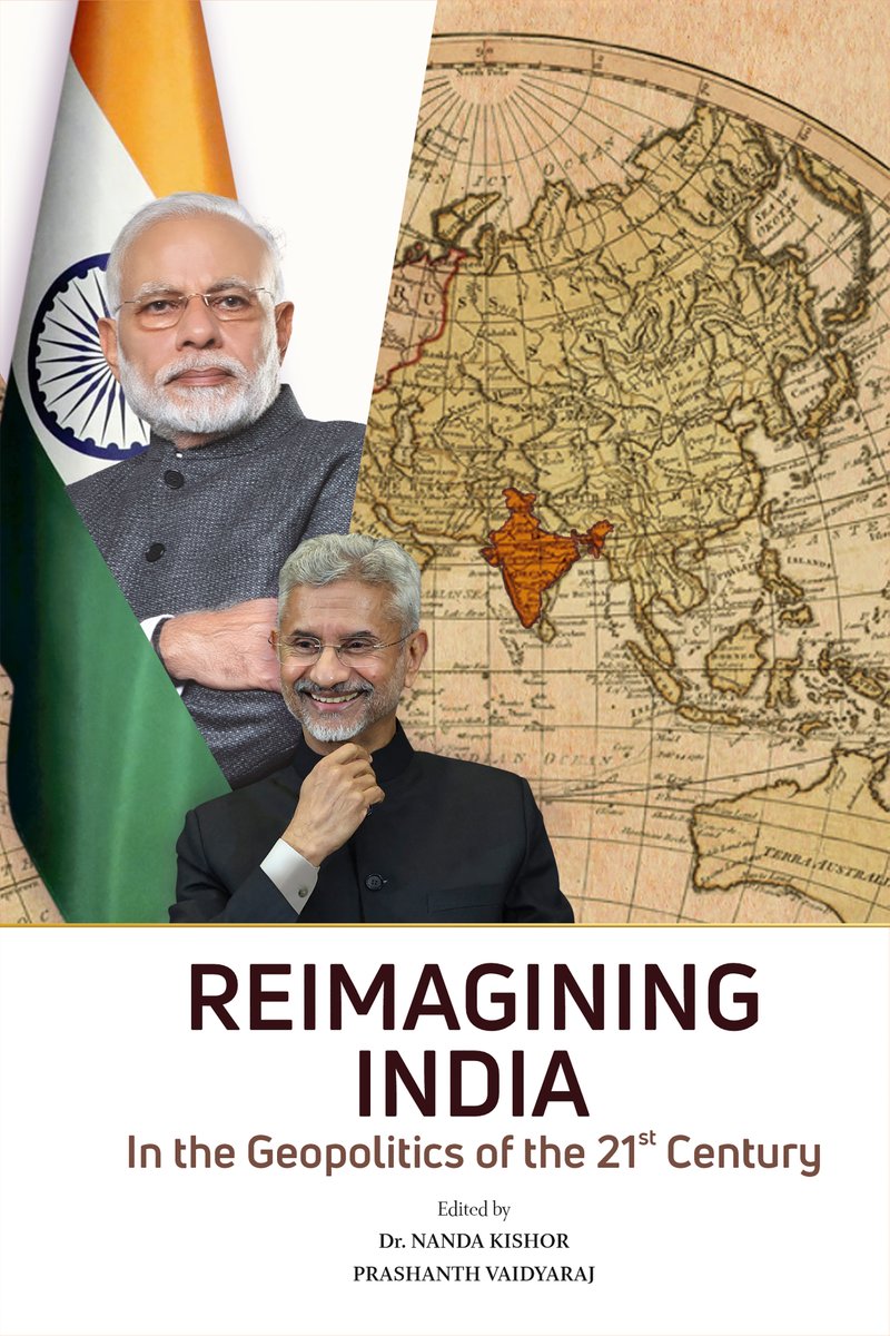 SamvadaWorld's tweet photo. We are happy to announce that our latest book 'Reimagining India in the Geopolitics of the 21st Century' edited by @srijankishor and @pvaidyaraj will be out soon. @narendramodi @DrSJaishankar 

With a foreword by @GurmeetSinghVC and endorsed by @MD_Nalapat and @VGK_India, the chapters have been authored by eminent authors and IR scholars. @Sriparnapathak @Dnyanashri_k @manojkupani @PradeepMysuru 

Follow this space for more details.