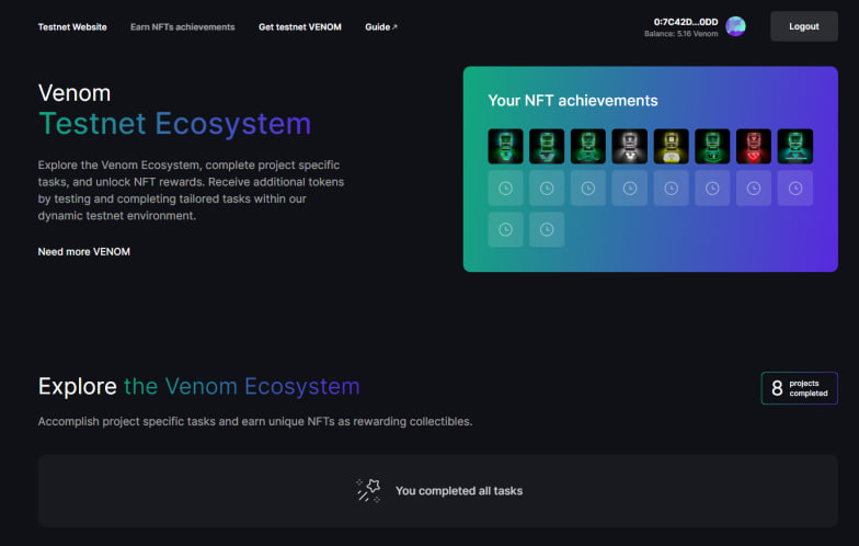 Red Hood Venture Capital (@redhoodvc) on Twitter photo ⭐️VENOM Network Testnet⭐️
Nền tảng Blockchain Layer-0 được phát triển bởi Venom Foundation, mang đến khả năng mở rộng, tốc độ giao dịch nhanh, chi phí thấp và bảo mật cao hơn với sự phân cấp.
Full details : t.me/RedHoodCN/2107
<a href="/VenomFoundation/">Venom Foundation</a> #VenomTestnet ⭐️VENOM Network Testnet⭐️
Nền tảng Blockchain Layer-0 được phát triển bởi Venom Foundation, mang đến khả năng mở rộng, tốc độ giao dịch nhanh, chi phí thấp và bảo mật cao hơn với sự phân cấp.
Full details : t.me/RedHoodCN/2107
<a href="/VenomFoundation/">Venom Foundation</a> #VenomTestnet