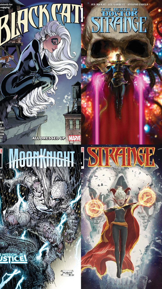 MadeInlron's tweet photo. Un avis sur les différents run de Jed MacKay chez Marvel ? 
Un total sans faute ? https://t.co/m0cDlWau1U