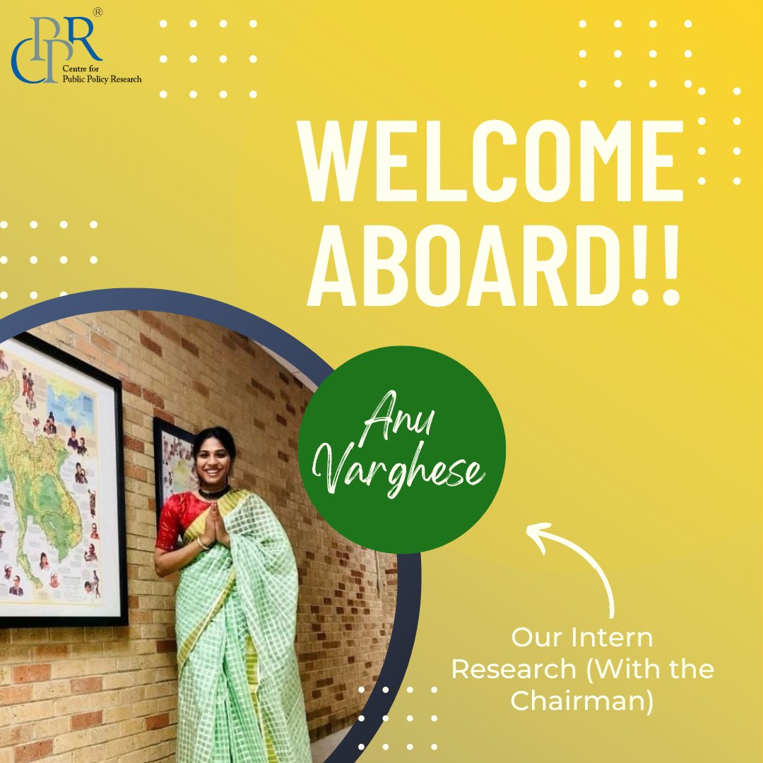 CPPRIndia's tweet photo. ~ Meet Our Interns ~
We are excited to have you join our team and look forward to working with you! Wishing you good luck.
Welcome to CPPR!
#CPPRIndia #welcomeInterns #lifeatCPPR #thinktanks #makingdifferences #growth #research https://t.co/WxLzAwDFsV