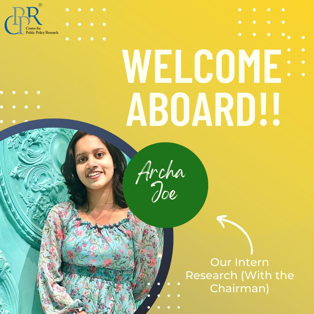 CPPRIndia's tweet photo. ~ Meet Our Interns ~
We are excited to have you join our team and look forward to working with you! Wishing you good luck.
Welcome to CPPR!
#CPPRIndia #welcomeInterns #lifeatCPPR #thinktanks #makingdifferences #growth #research https://t.co/WxLzAwDFsV