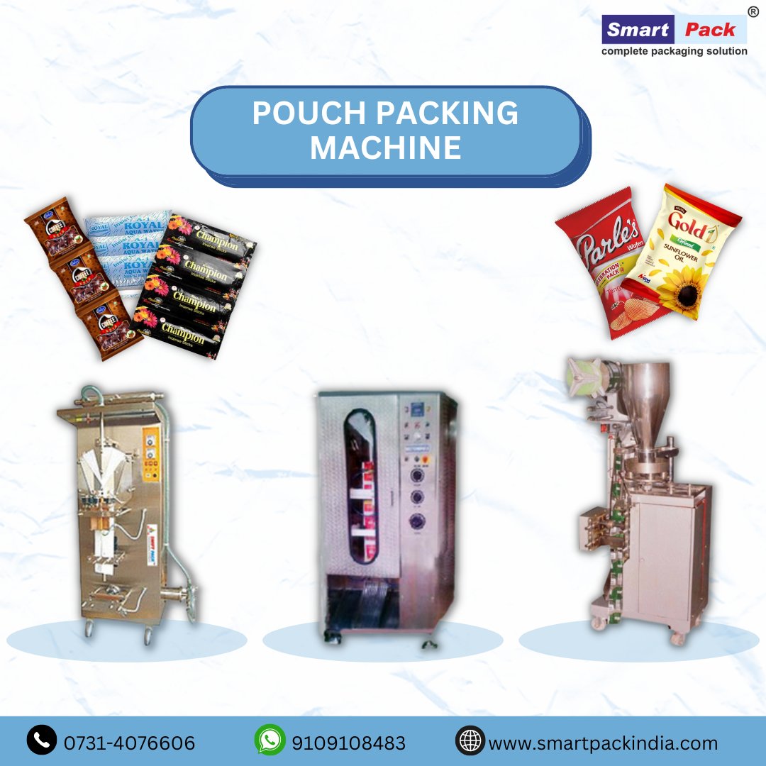 SmartPackIndia's tweet image. This Machine is fully automatic pouch known as milk packing machine, water packing machine, fruit juice packing machine and many more.

 #packingmachine #juicepackingmachine #pouchpackingmachine #liquidpackingmachine #pouchsealer #sealermachine #fillingmachine #liquidfilling