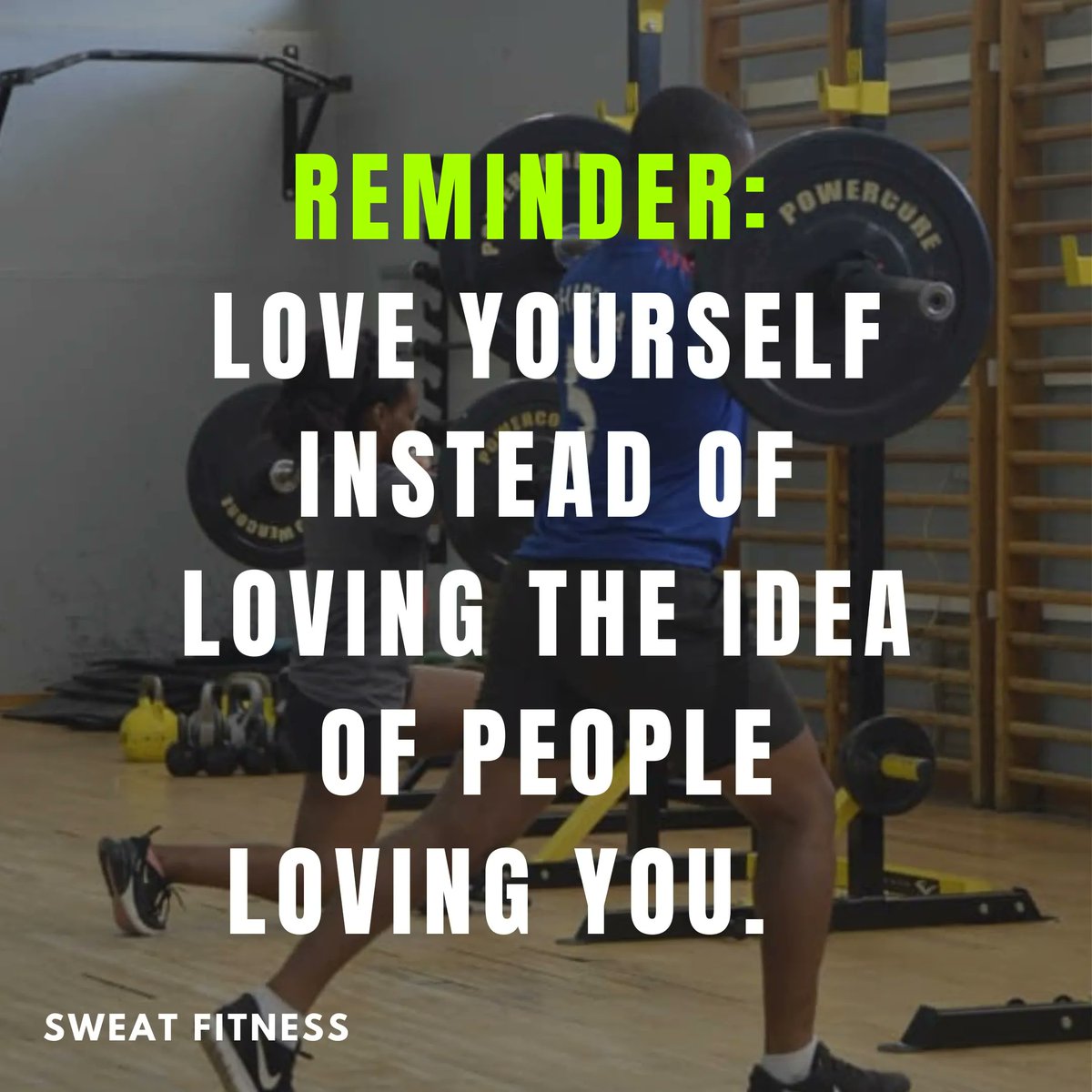 What are you doing all this exercise for? Them or yourself? 

Realign. Refocus. Show up for yourself, you deserve to fight for you. 

#sweatfitness #workoutquote #workout