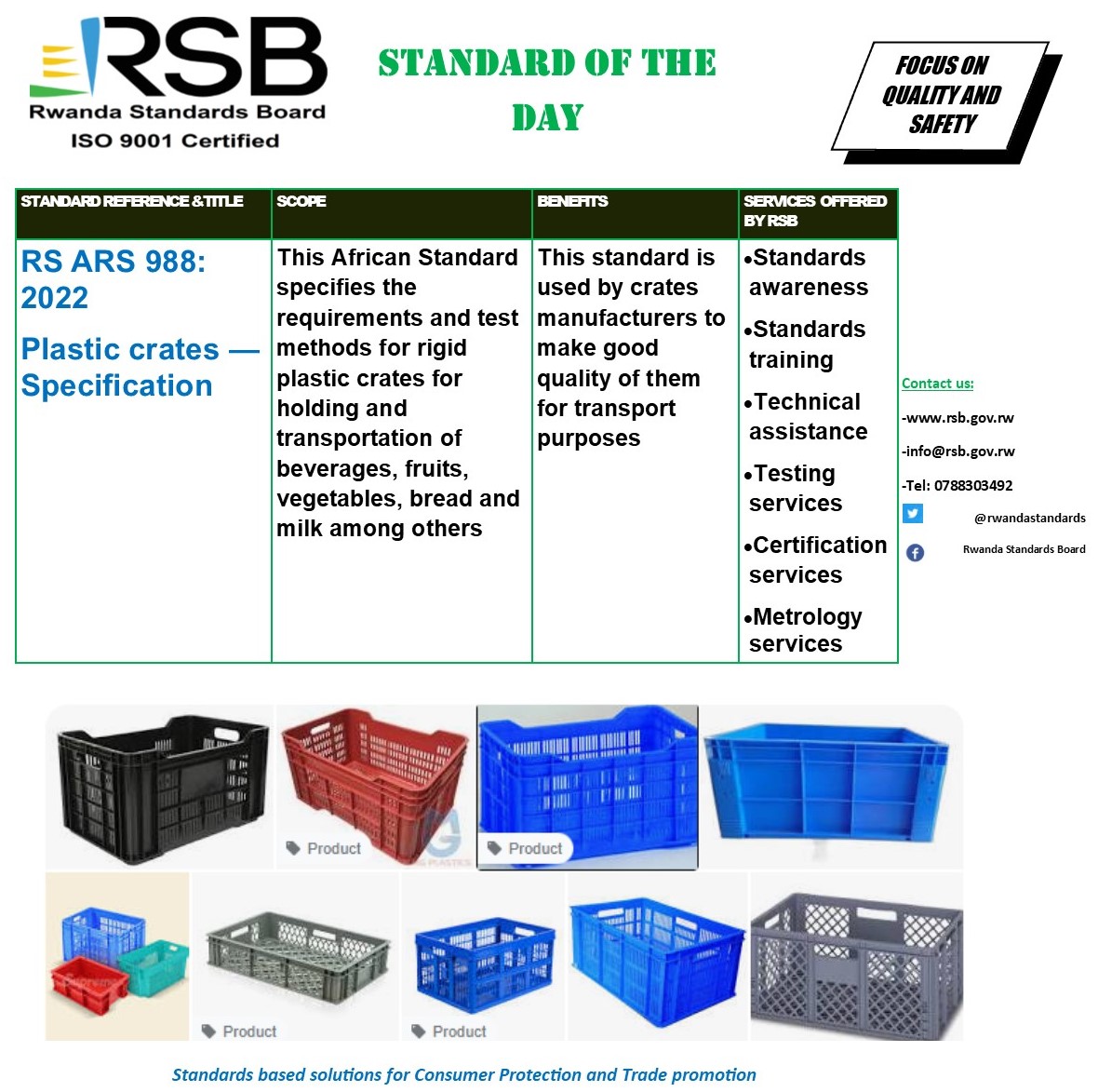 Rwanda Standards Board tweet media