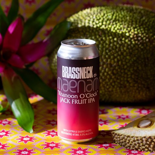 <a href="/Brassneckbrew/">Brassneck Brewery</a> and Maenam have teamed up to create ‘Khanoon O’Clock’ Jackfruit IPA! 

Featuring Citra and Sabro--plus 480 cans of canned jackfruit--this refreshing and unusual IPA is chock full of tropical notes and is exclusively available at both establishments.