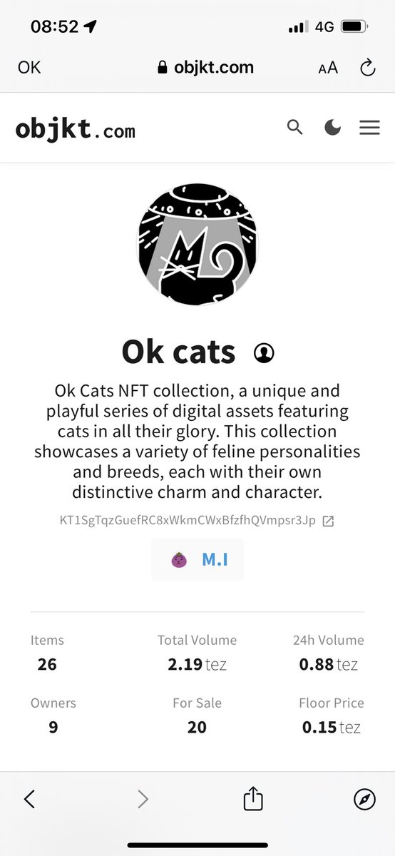 Ok__cats's tweet photo. It‘s growing 🔥

Okcats  disponible on : https://t.co/qzFO0Zrctx…………For 0,15 tz   #nft #tezos #art #okcats #collectible #Nftdrop #nftartist #vector #nftcommunity #tatoo #cats #drop https://t.co/EEgUpdAK2z