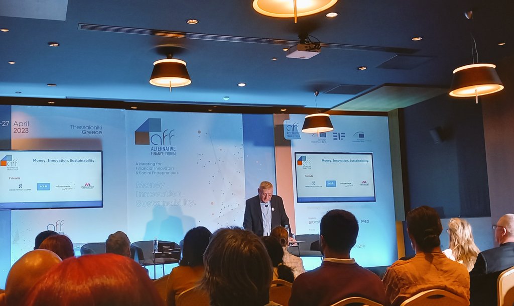Non c'è alternativa alla finanza alternativa! #FinancialInclusion 

In Salonicco per partecipare all'Alternative Finance Forum: Money.
Innovation.
Sustainability.

#aff23