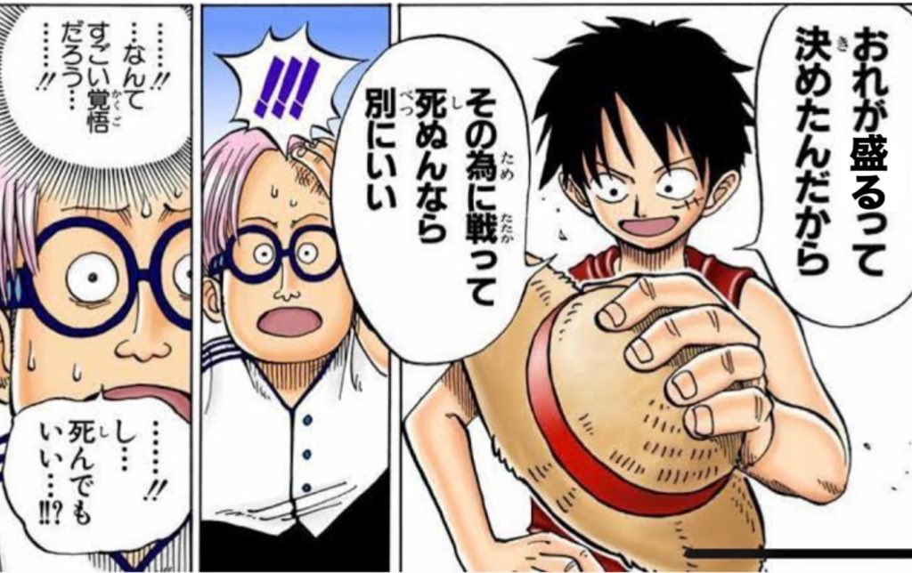 貧乳キャラの胸を盛ルフィ 