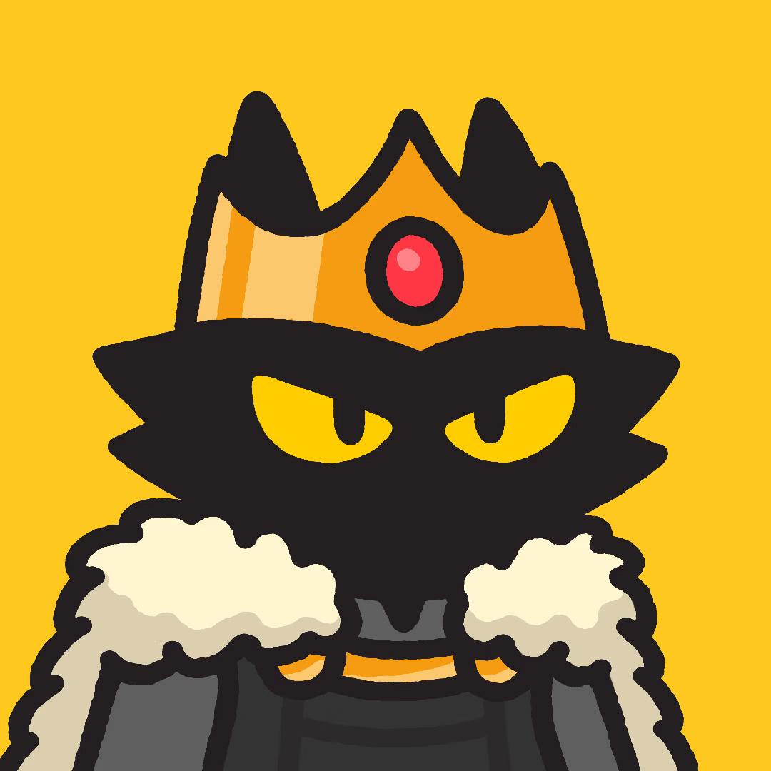 Sam4nd's tweet photo. @acowboyname @ThGoodKnight @coolcats crown + king black 1 feels like a full costume 👑 https://t.co/AACGtQKrXe