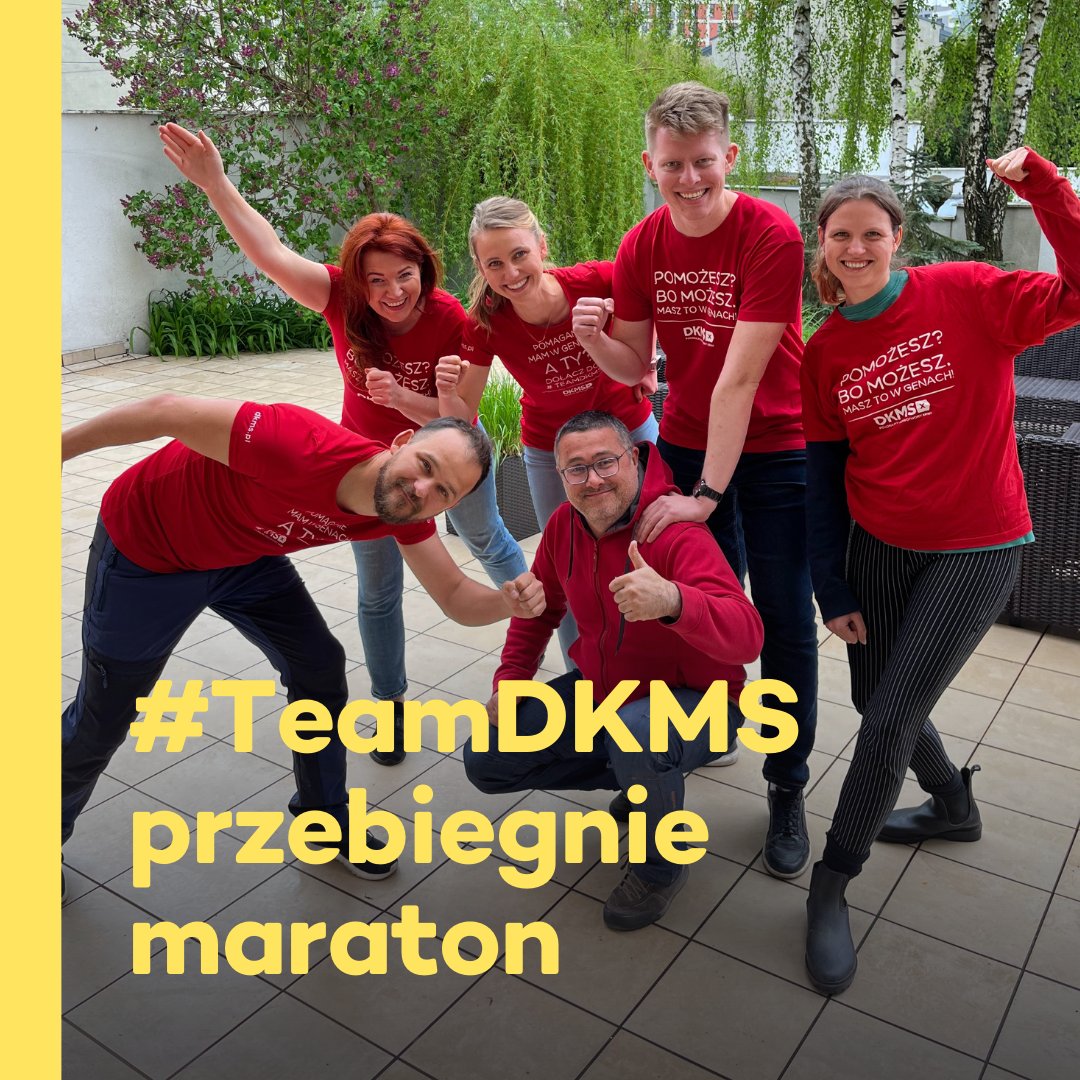DKMS_pl's tweet photo. Pomaganie i bieganie mamy w genach! Start drużyny #TeamDKMS jest czymś znacznie więcej niż tylko wyścigiem. W tym roku wszystkie zebrane środki zostaną przeznaczone na wsparcie psychoonkologiczne dla chorych i ich rodzin. Wesprzyj nas - https://t.co/A8TVMEqaJ2 https://t.co/zXkgjSRanF