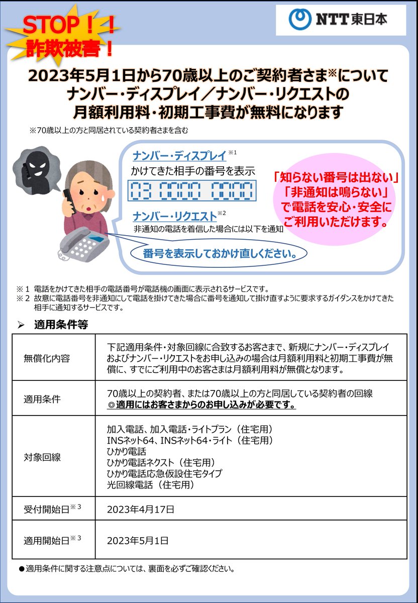 埼玉県警察本部特殊詐欺対策室 on X: 