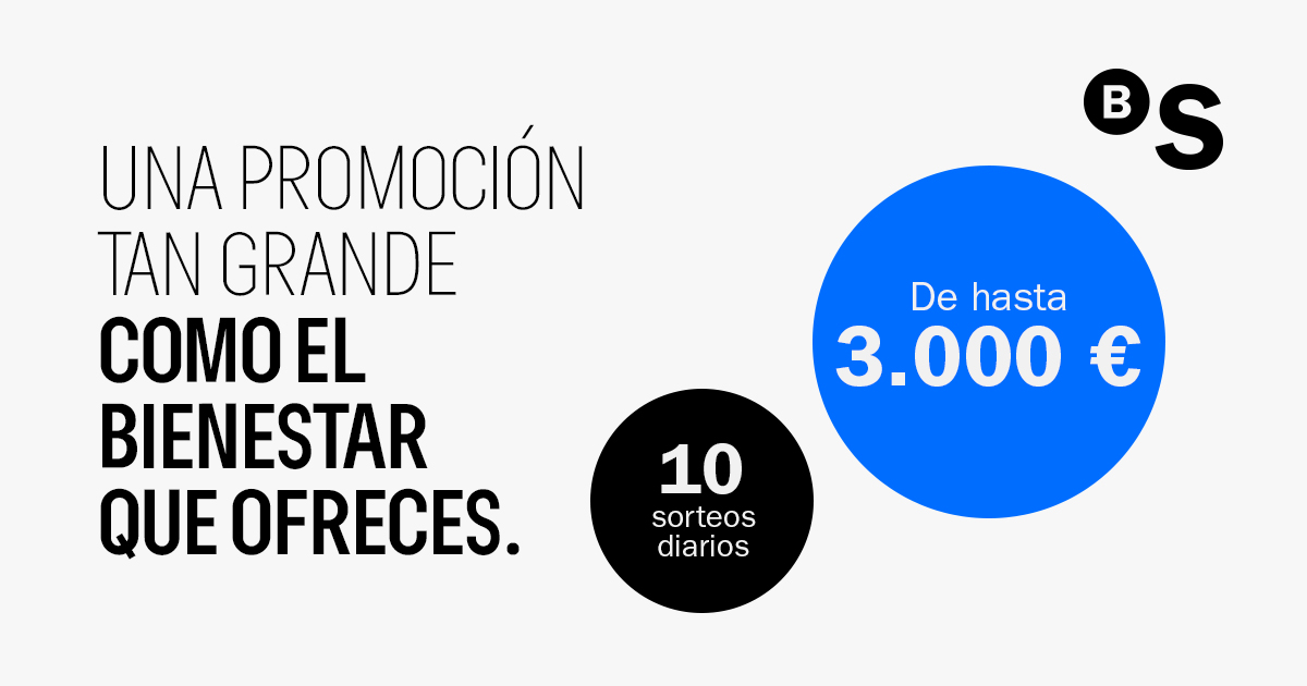 BancoSabadell's tweet photo. Por si no lo sabías, en tu negocio de Salud y Bienestar puedes ganar todo lo que factures con un #TPVSmart en un día, hasta 3.000 €, entre el 10/04 y el 14/05. Y si ya lo sabías, pues ya lo sabes dos veces. Bases legales aquí: https://t.co/y07ugVj5CD https://t.co/zHgOvwg5BX