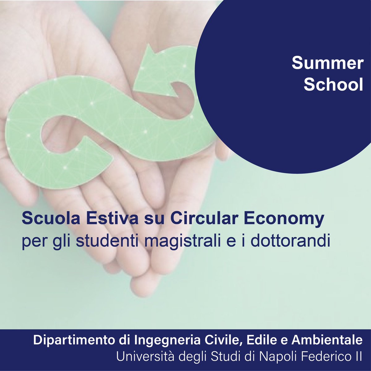 Scuola Estiva su Circular Economy per gli studenti magistrali e i dottorandi dicea.unina.it/6277-2/