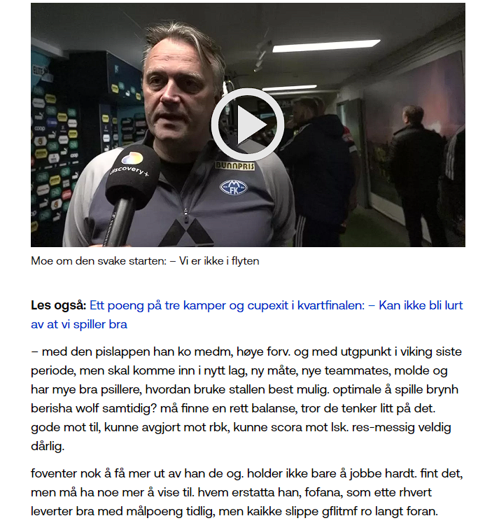 Godt å se at rettskriving fortsatt står sterkt hos de norske journalistene.