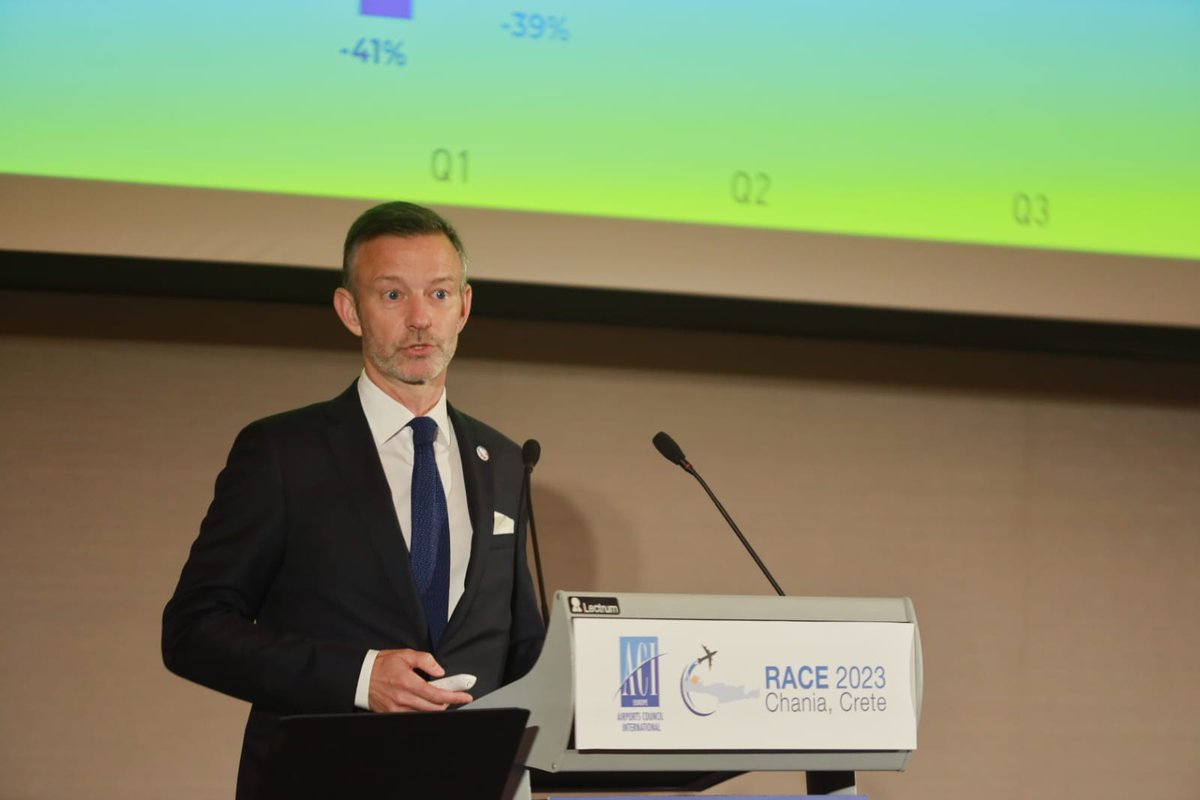ACI_EUROPE's tweet photo. [NEWS] As #RACEChania takes off, @ACI_EUROPE today released the outlook for the summer ahead for Europe’s regional airports. Strong recovery on the horizon is mixed with volatility and persisting performance gaps.
Read our analysis ✈️ https://t.co/XTmm3F9uBk https://t.co/V2wNFVS9yQ
