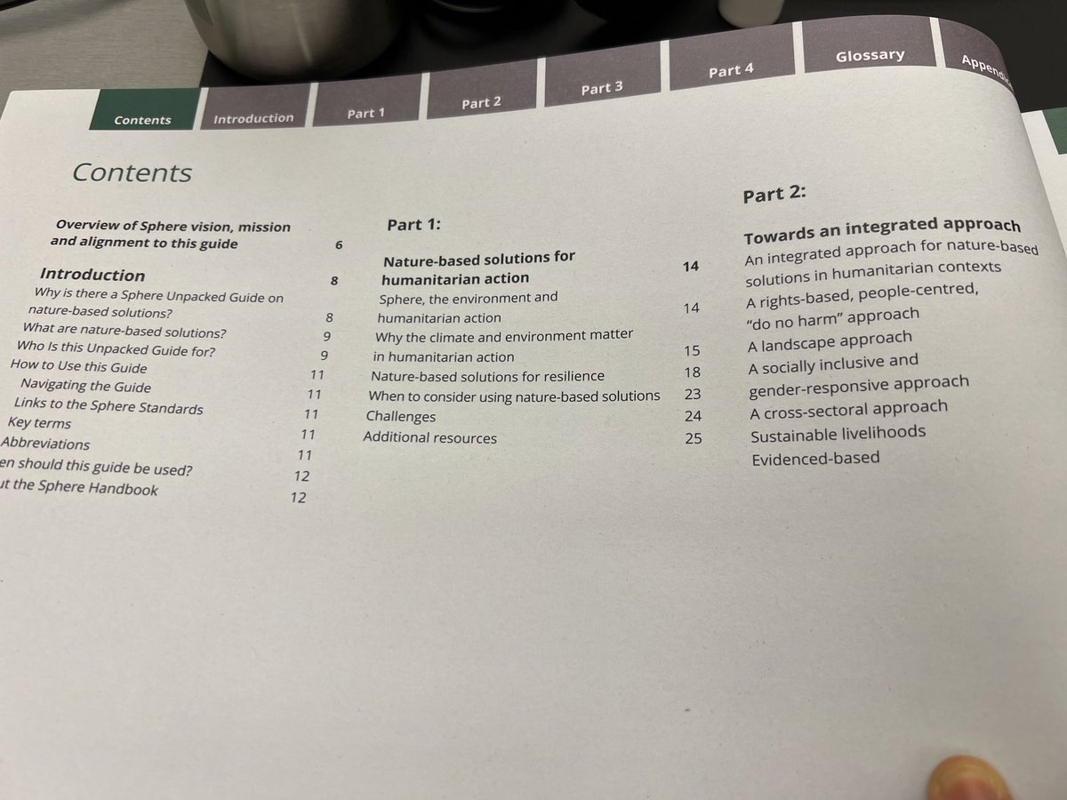 vhalhen123's tweet photo. William Anderson @W_M_Anderson_ Executive Director of @SpherePro share the Sphere Unpacked Guide on Nature-based Solutions for Climate Resilience in Humanitarian Action.If you want to have a copy,please visit Sphere stall at #HNPW #Naturebasedsolution @RitaRhayem @Friarluciano https://t.co/SCYh55JhQA