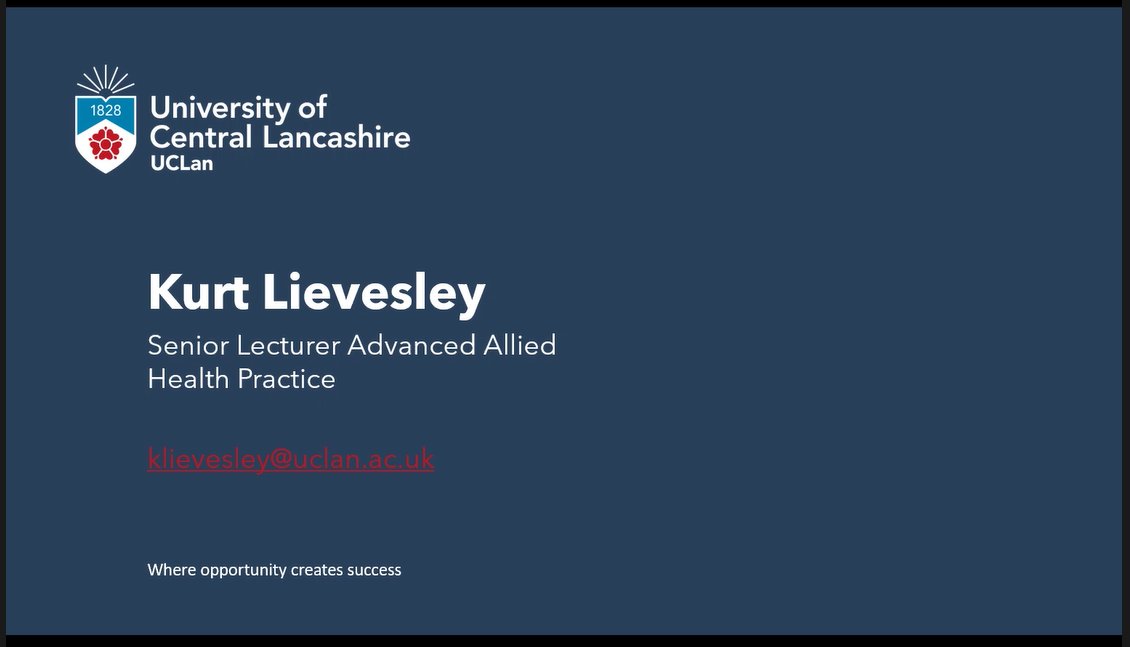 TheVenusMadden's tweet photo. Next up, we have got @KurtLievesley sharing #FirstContactPractitioner
#AHPsDeliver
#SocialPrescribing
#AlliedHealthProfessions https://t.co/tOwNmtUYUE