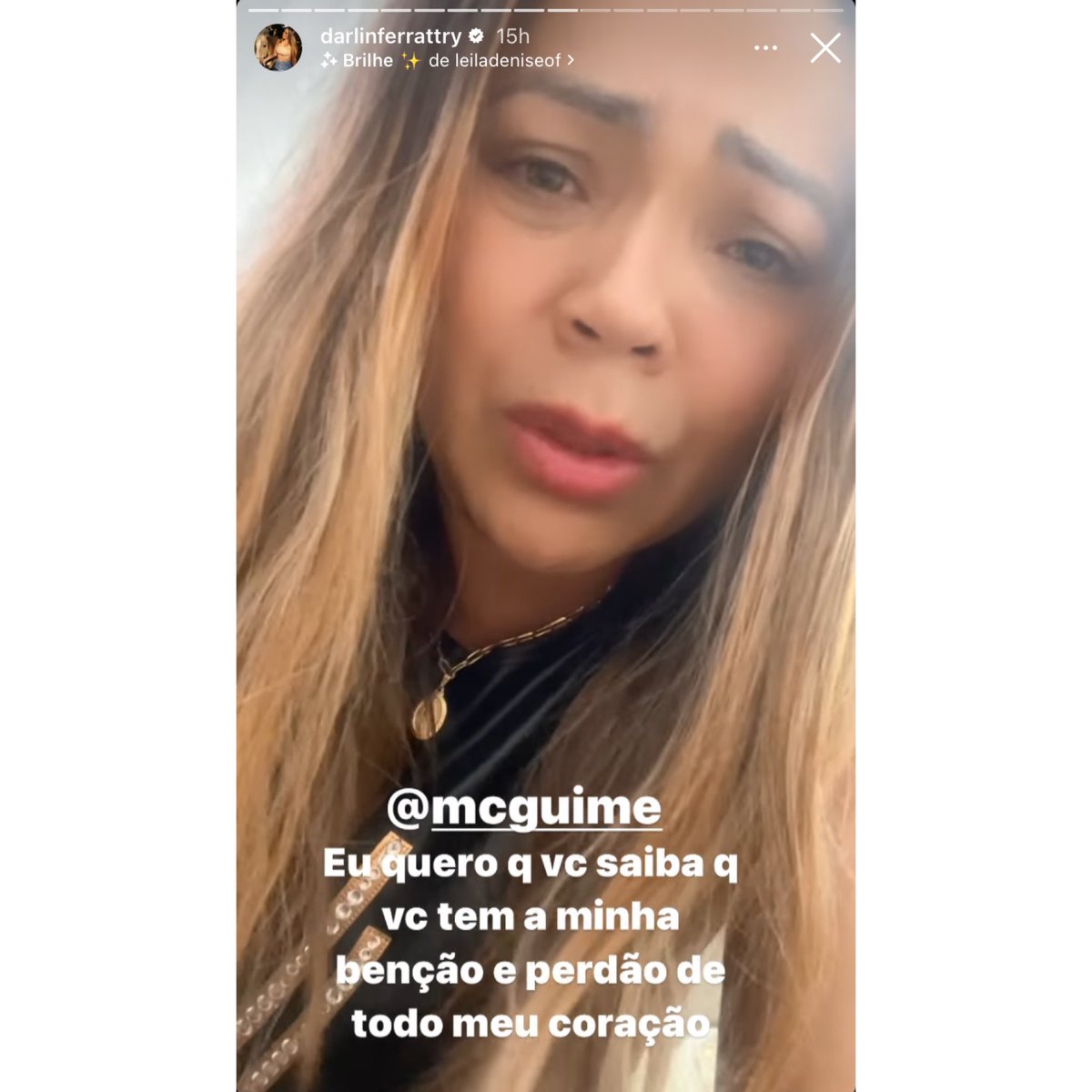 choquei's tweet photo. 🚨FAMOSOS: Mãe de Lexa chora ao falar de Guimê no #BBB23  e pede que filha perdoe traição: 

“Eu rezo todos os dias para a minha filha perdoar ele de coração e alma, e reatar esse casamento, do fundo da minha alma, eu peço. Ele é um cara muito do bem. Só quem conhece realmente ele é que sabe como ele é bom, e o coração dele é bom”.
