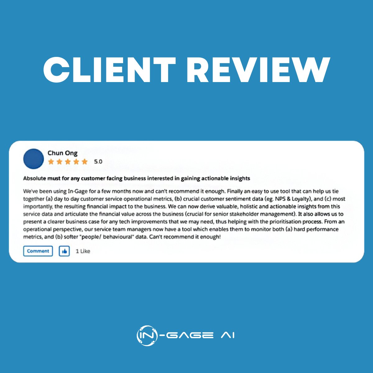 In-gage Technologies tweet media