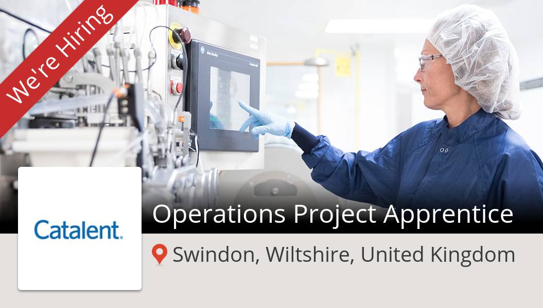 aSandraKennelly's tweet photo. #Catalent is hiring an #Operations #Project Apprentice, apply now! (#Swindon) #job https://t.co/iSB925IdjT https://t.co/NVyLjosfqD