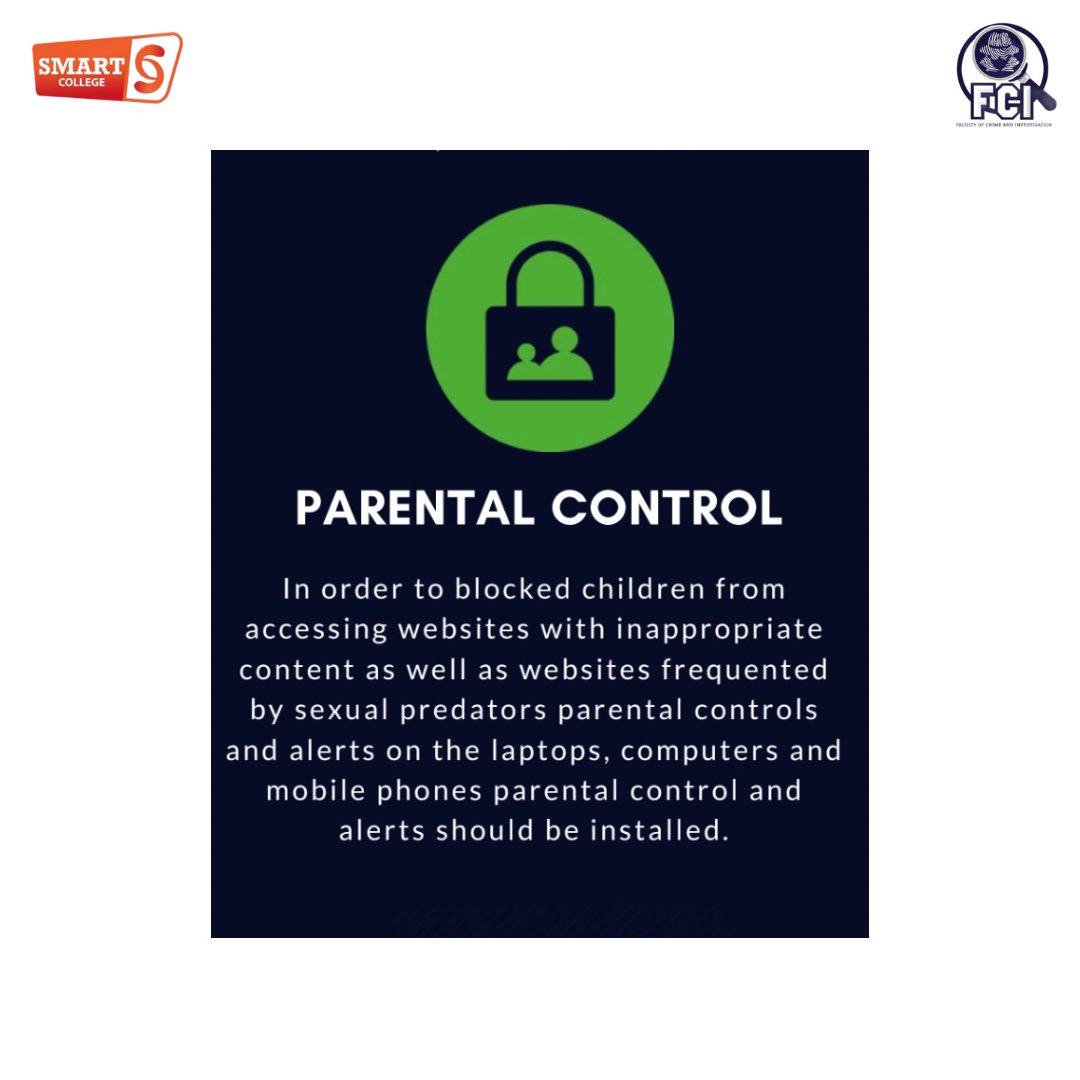 fci_SMART's tweet photo. Here are several things we should take note in order to protect the children from cyber threats!

#cyber #cybersecurity #cybercrime #children #cyberthreat #smartcollege #fci #besafeonline #protect #child #internet #cyberbully #digitaladdict #onlinebullying #awareness #protect https://t.co/IVPti2Ln2Y