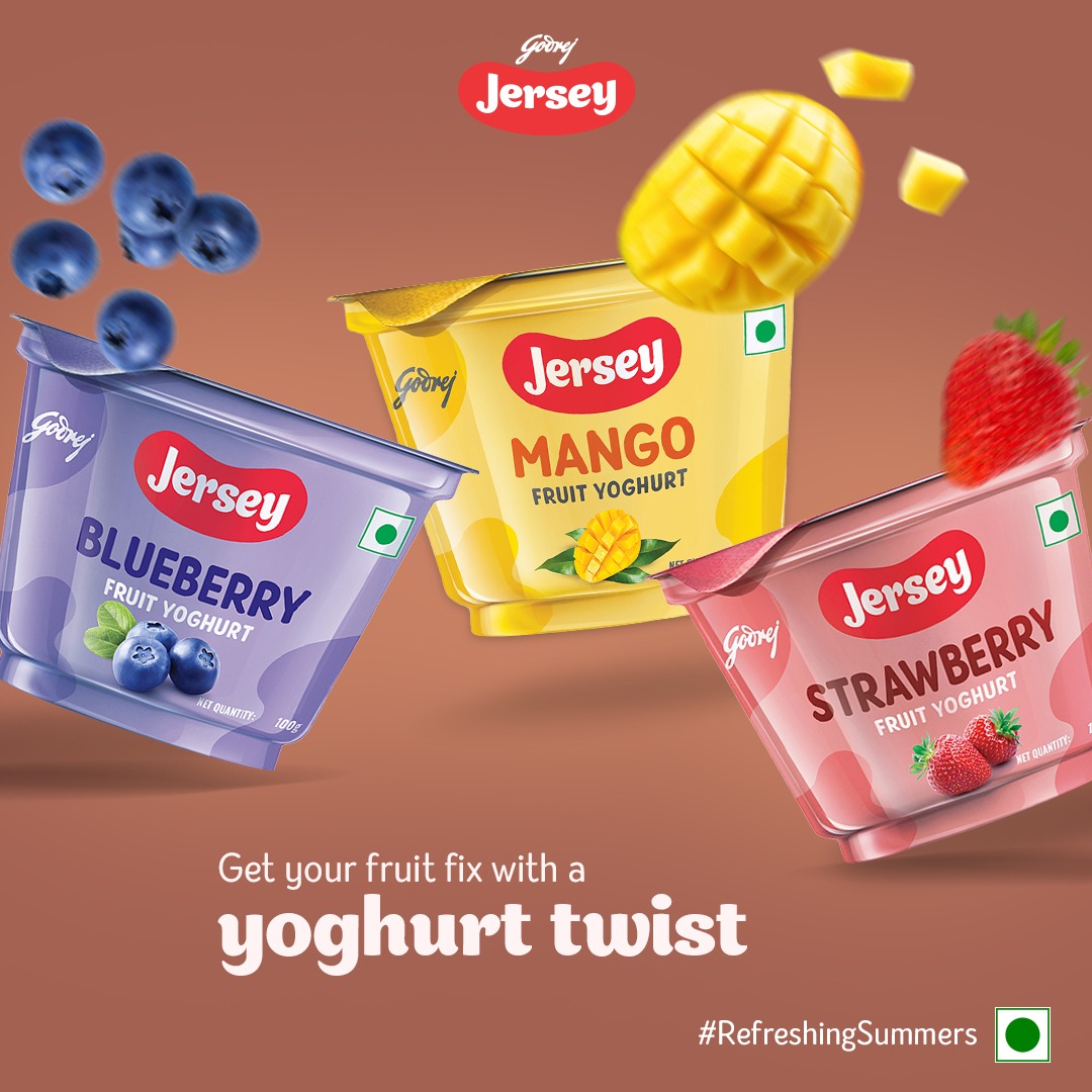 godrejjersey's tweet photo. "Feeling yoghurt-y? Tell us your go-to flavored yoghurt for a tasty treat!
#GodrejJersey #jerseymilk #refreshingsummers #yoghurt #flabouredyoghurt #mango #blueberry
#strawberry https://t.co/Q8YERRyDuT
