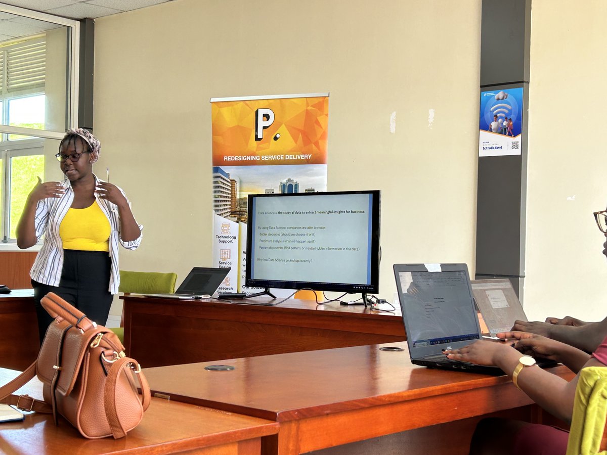 PollicyOrg's tweet photo. Our first 2023 Data Ladies session has begun at @InnovationHubUg!🚀
Today we're delving into:
💡 The world of Data Science and its potential
💡 The diverse elements involved in data science
💡 An introduction to the dynamic duo of Python/R
#DataLadies #Python #R #DataScience https://t.co/l4nntCBo4j