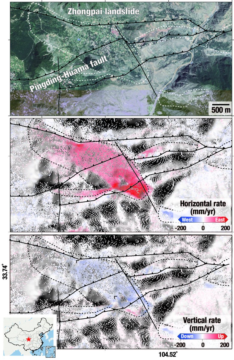 Our new paper "Characterization of landslide displacements in an active fault zone in Northwest China" is out in Earth Surface Processes and Landforms. Here is a full-text, read-only version of our article. onlinelibrary.wiley.com/share/author/B…
