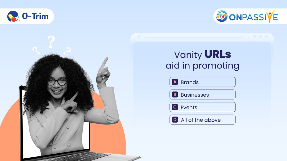 OfoundersComm's tweet image. Reply to us with your answer. Register now for free access to O-Mail, O-Net, and O-Trim!

Register here: onpassive.com

#ONPASSIVE #vanityurl  #QRCode #linkmetric #urltrimmer #urltrimmingtool #Tech #AI #OTRIM #urlshortener #shortlink #OFounders #OFoundersCommunity