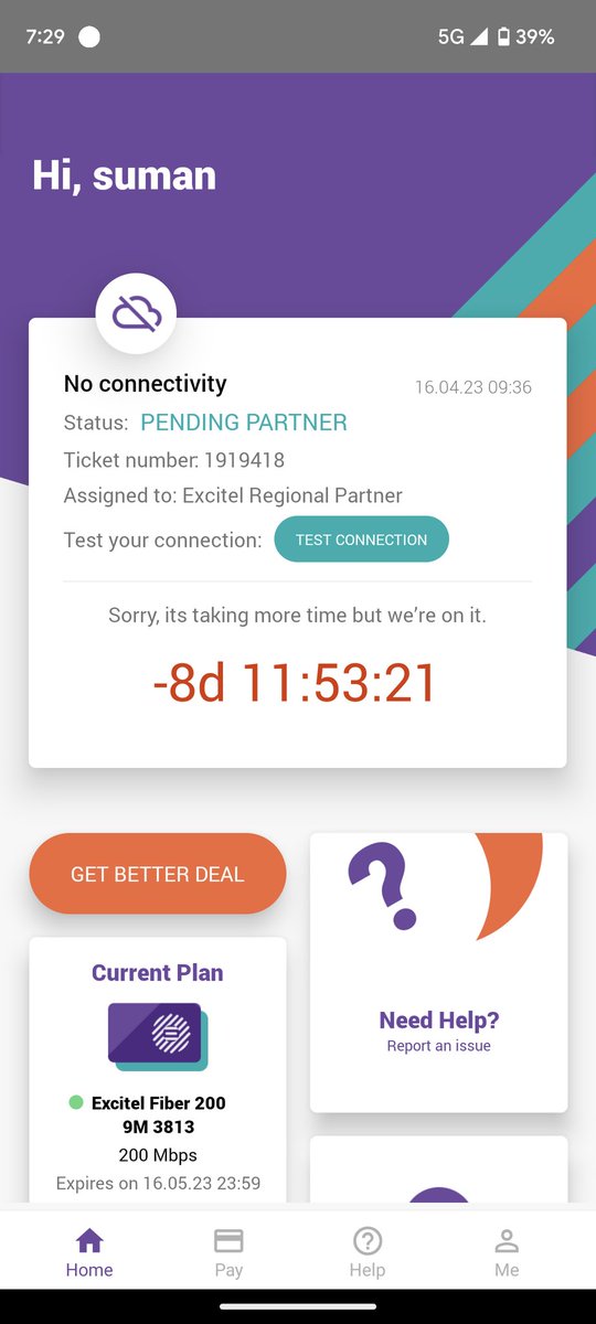 SumanKu94000216's tweet photo. @excitel_rocks @excitel_rocks very pathetic services!!!! https://t.co/FzuGbAHJsN